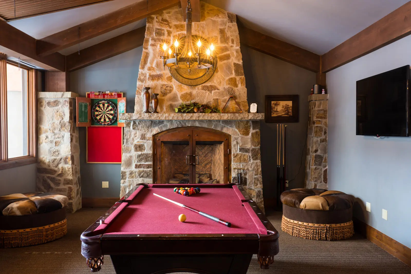 Telluride Distilling Event Space Fire Place